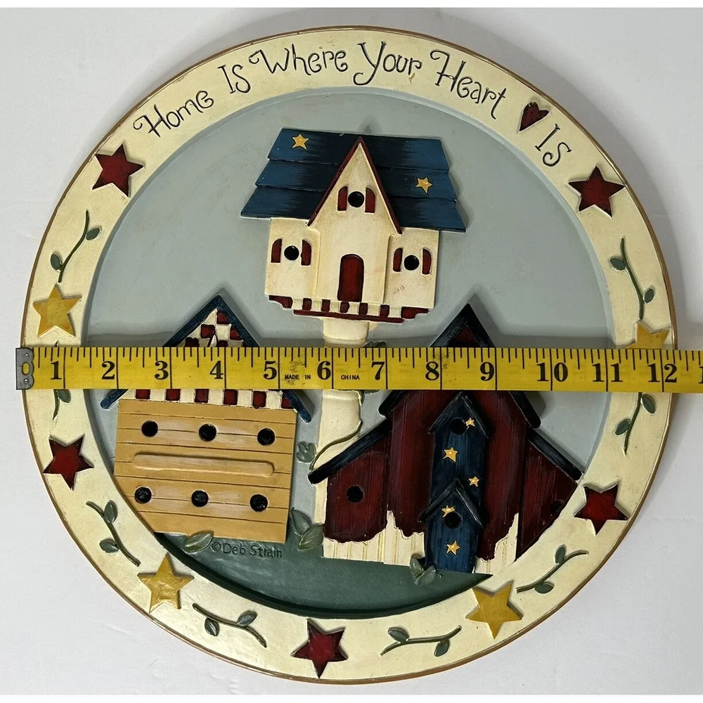 Deb Strain Bird House Home Is Where The Heart Is‎ Garden Stepping Stone Decor